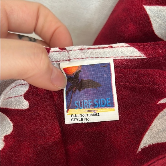 Vintage Hawaiian Floral Wrap Skirt - Picture 4 of 6